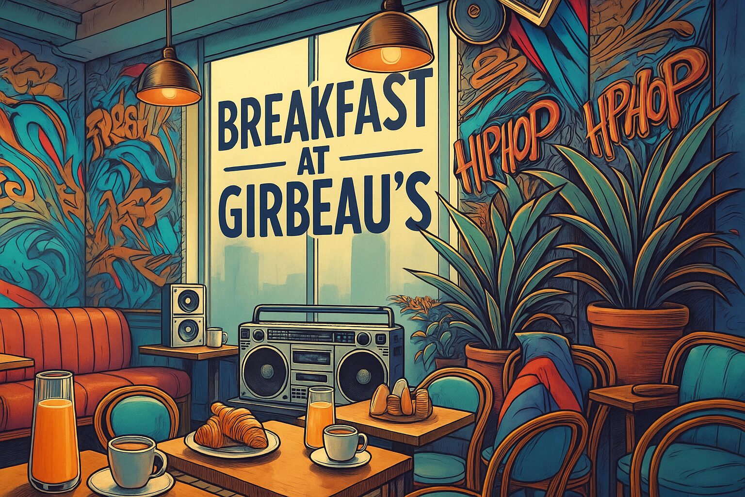 Spanky Hayes speaking during a podcast interview on Breakfast at Girbeau’s about Wild ’N Out, Nick Cannon, and the comedy industry