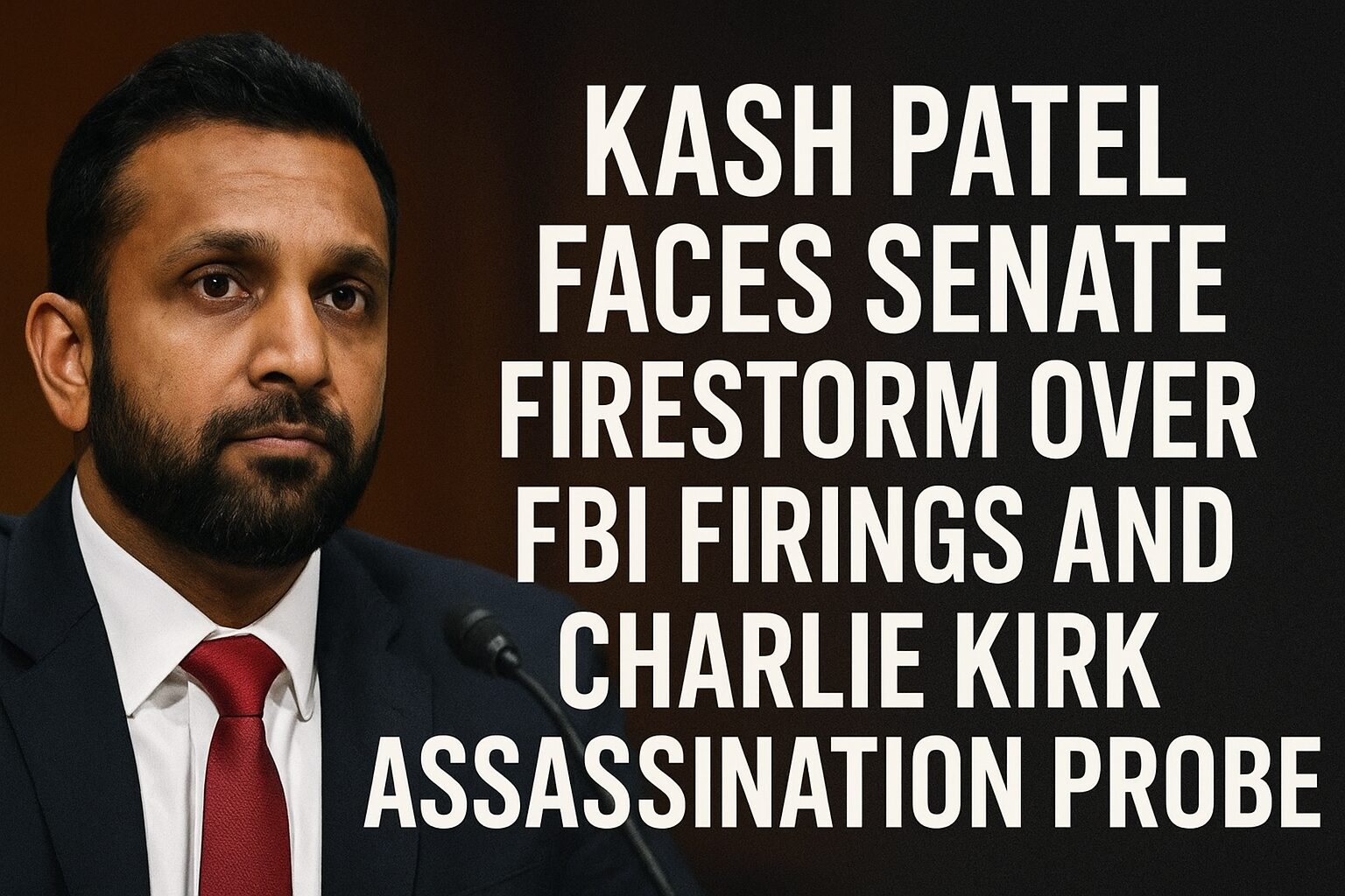 Kash Patel and Senate Firestorm