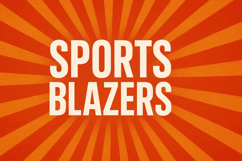 A dynamic podcast recording featuring hosts Thaddeus Myles and Kyera Tanay discussing the latest updates in college football, basketball, and the NFL on Sports Blazers.