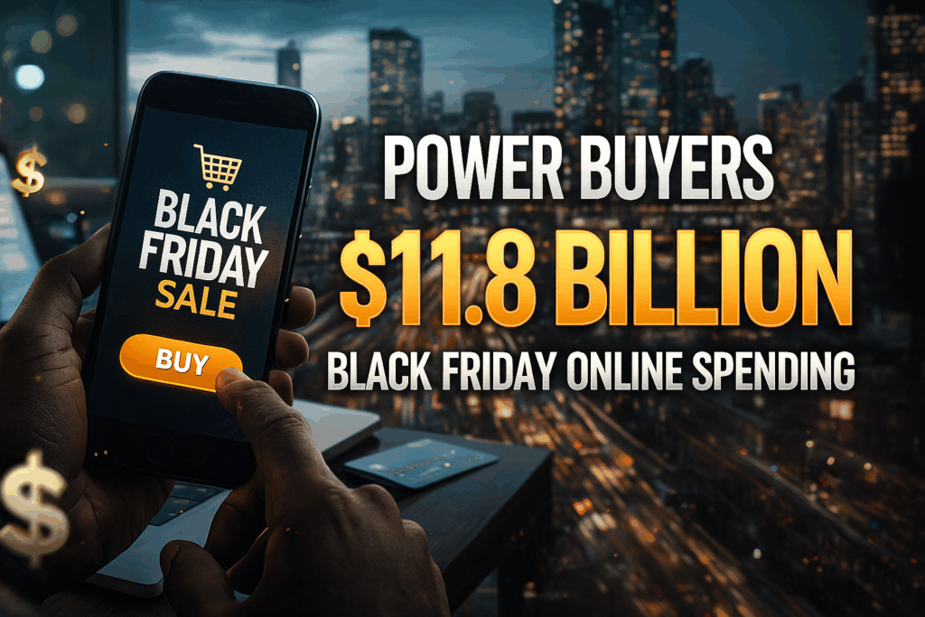 Online shoppers drive record 11.8 billion dollar Black Friday spending