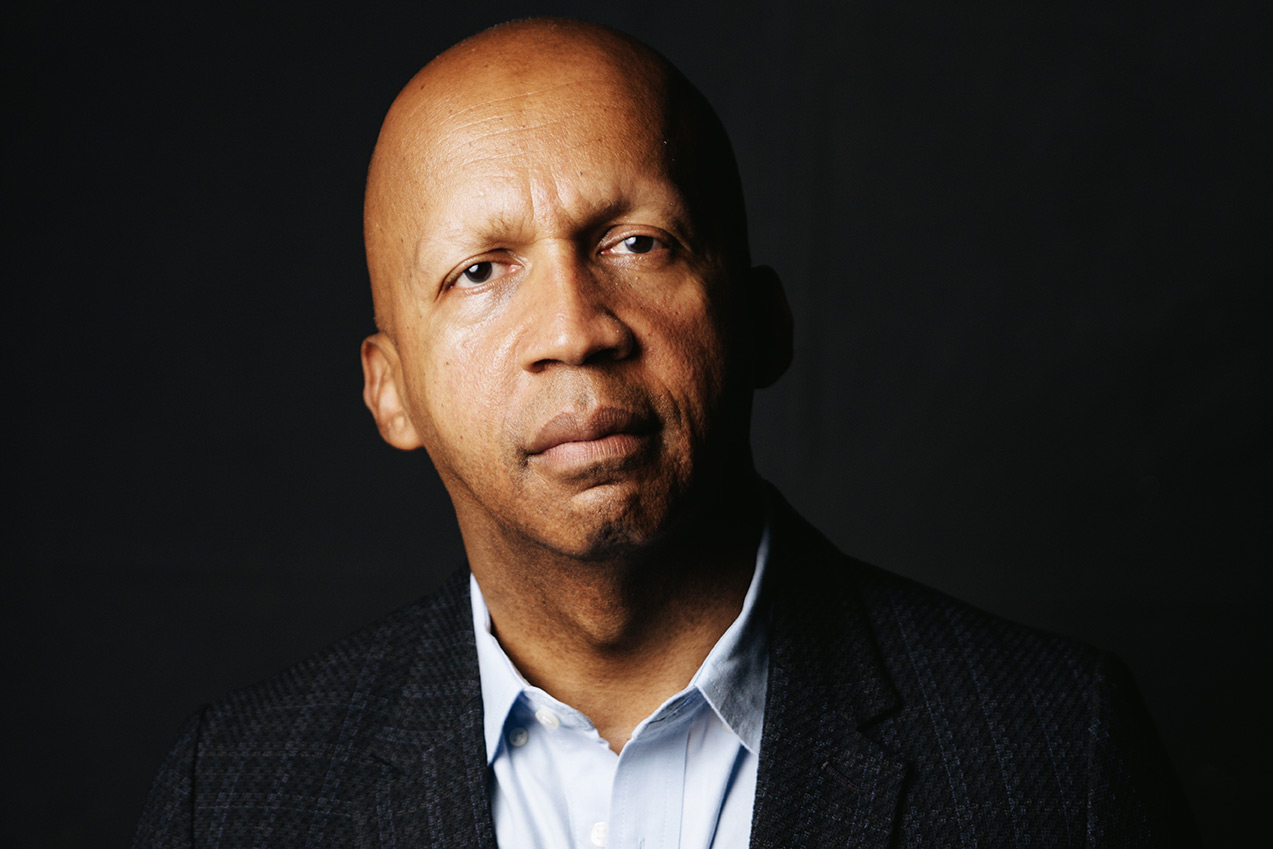 Podcast episode artwork featuring Bryan Stevenson for Urban City’s Black Agenda, highlighting his role as a civil rights attorney and justice reform leader.