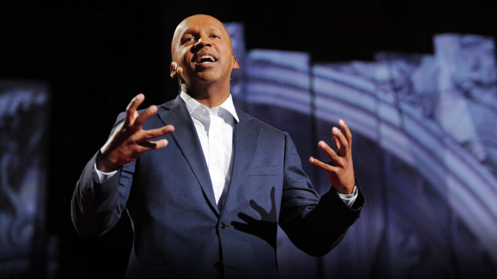 Podcast episode artwork featuring Bryan Stevenson for Urban City’s Black Agenda, highlighting his role as a civil rights attorney and justice reform leader.