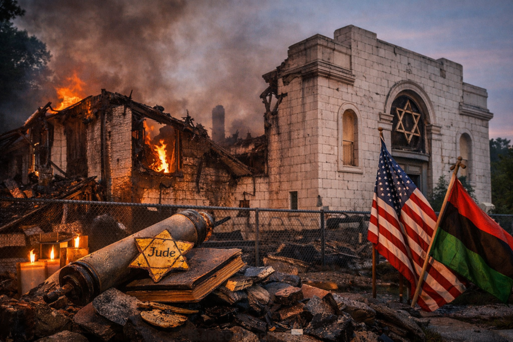 Beth Israel Synagogue in Jackson Mississippi after fire damage symbolizing resilience, faith, and resistance against hate