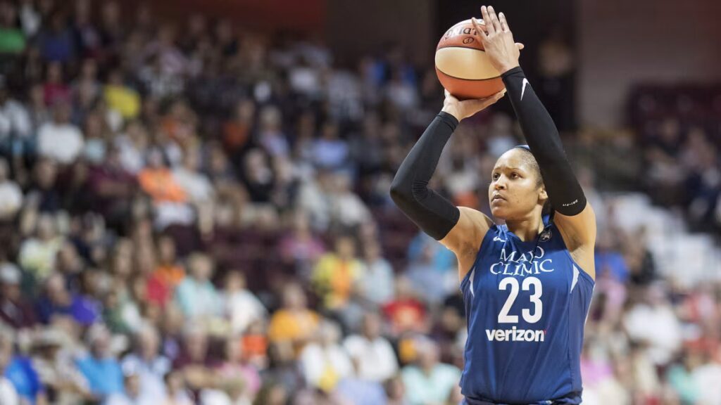 Podcast cover graphic for Urban City’s Black Agenda featuring the episode on Maya Moore and her justice reform victory.