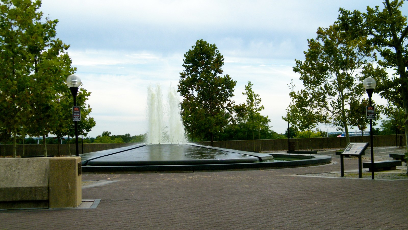 Benjamin Banneker Park in Washington DC honoring the surveyor