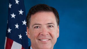 James Comey in his official portrait as Director of the FBI