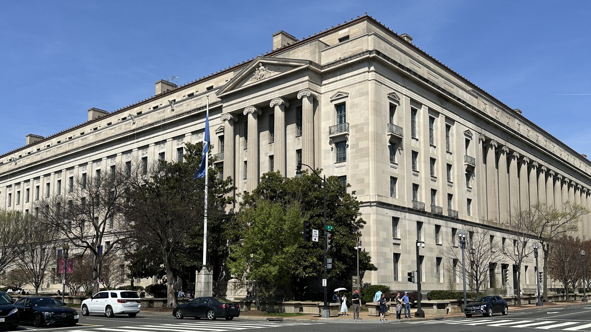 The Robert F. Kennedy Building, headquarters of the Department of Justice in Washington