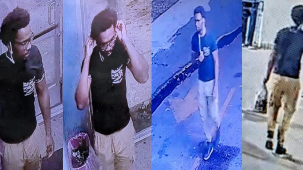 Surveillance images released by federal investigators in the Atlanta ICE building case