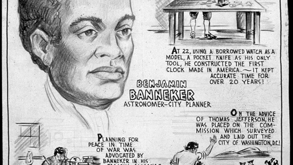 Portrait of Benjamin Banneker the astronomer and city planner