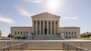 United States Supreme Court building in Washington in 2026