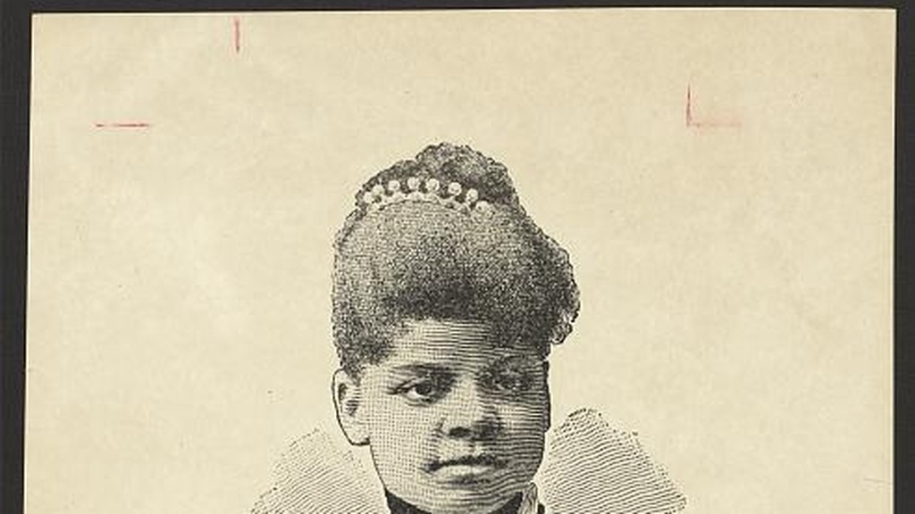 Portrait of Ida B. Wells around 1893 from the Library of Congress
