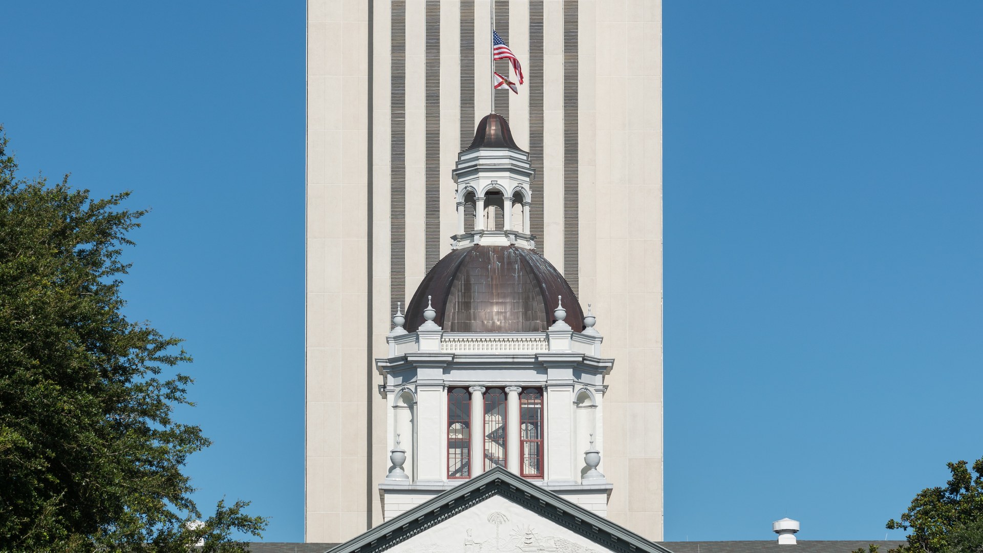Florida State Capitol buildings in Tallahassee