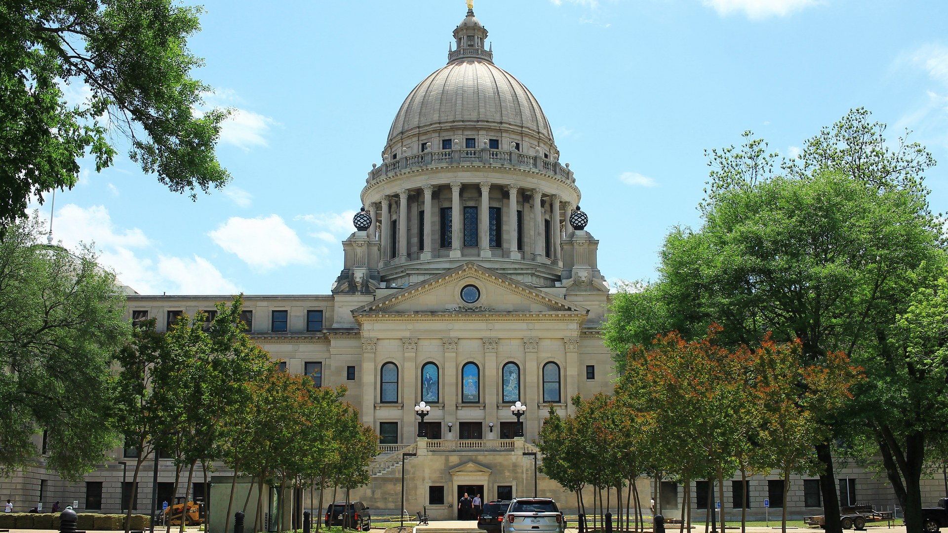 The Mississippi State Capitol building in Jackson