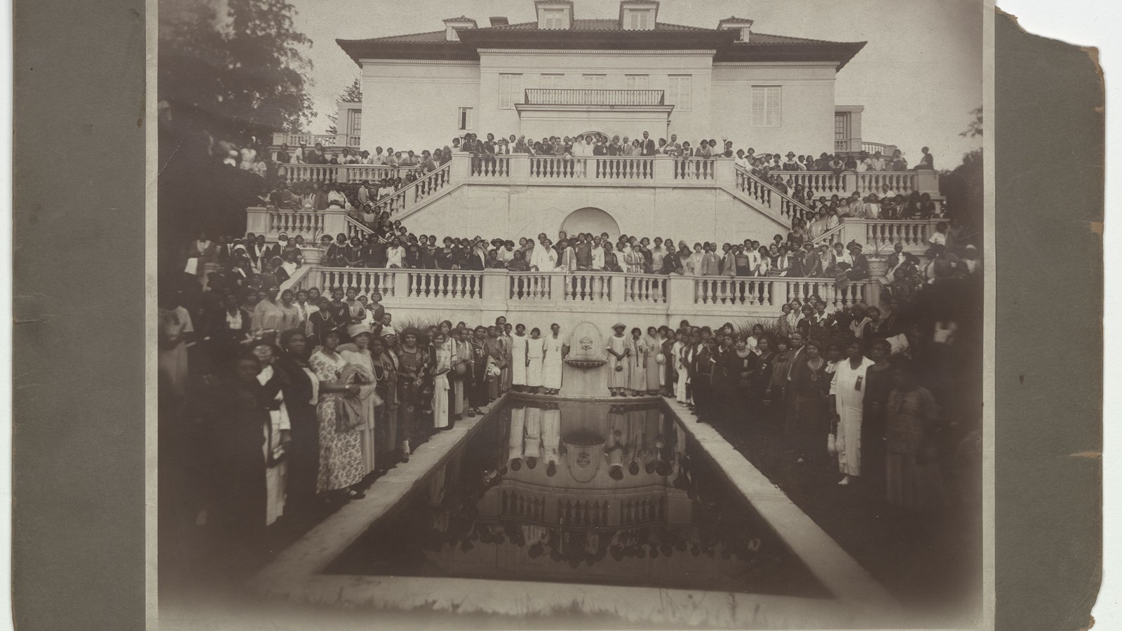 Walker agents gathered at Villa Lewaro estate