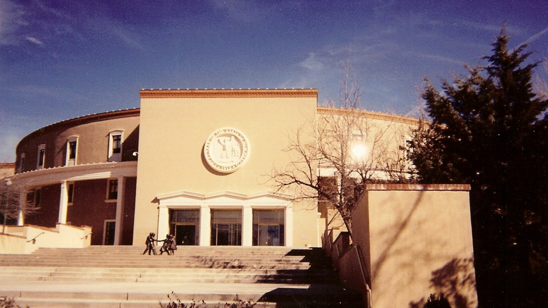 The New Mexico State Capitol building in Santa Fe