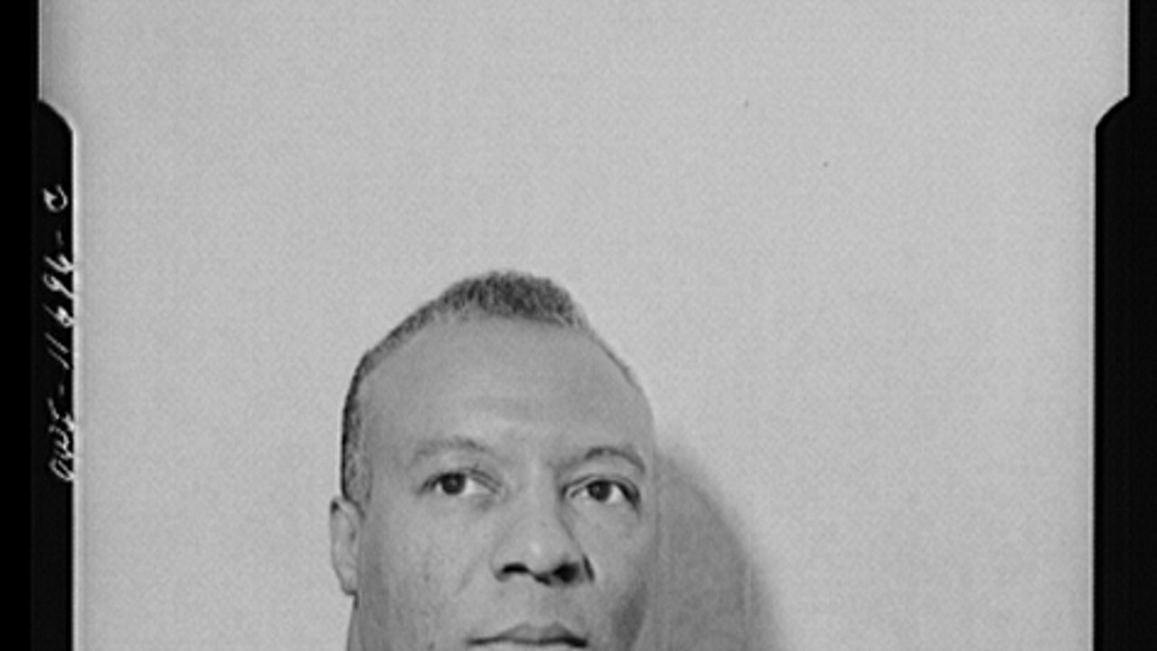 Portrait of A. Philip Randolph in Washington in 1942