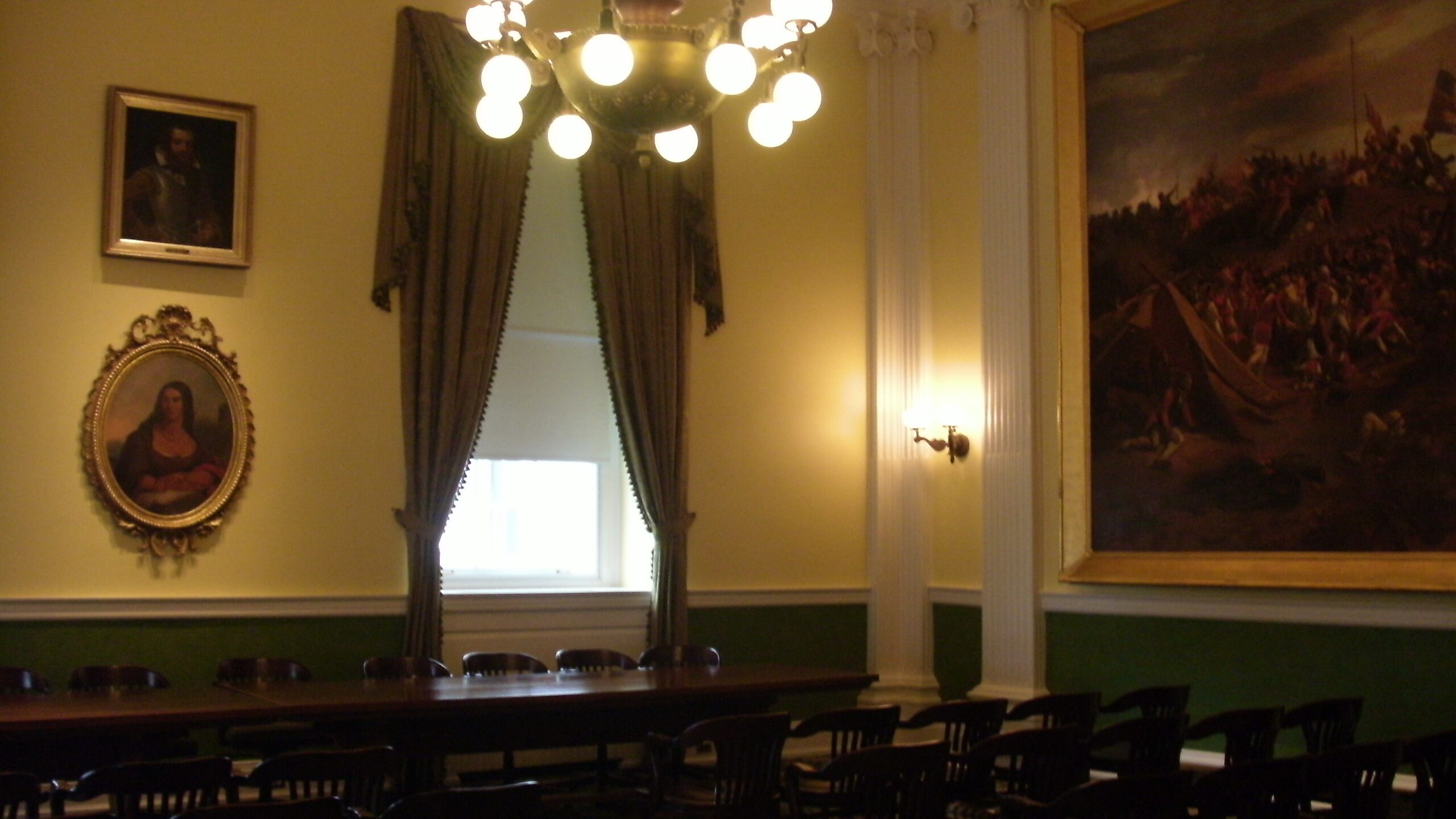 The Virginia Senate chamber inside the State Capitol in Richmond