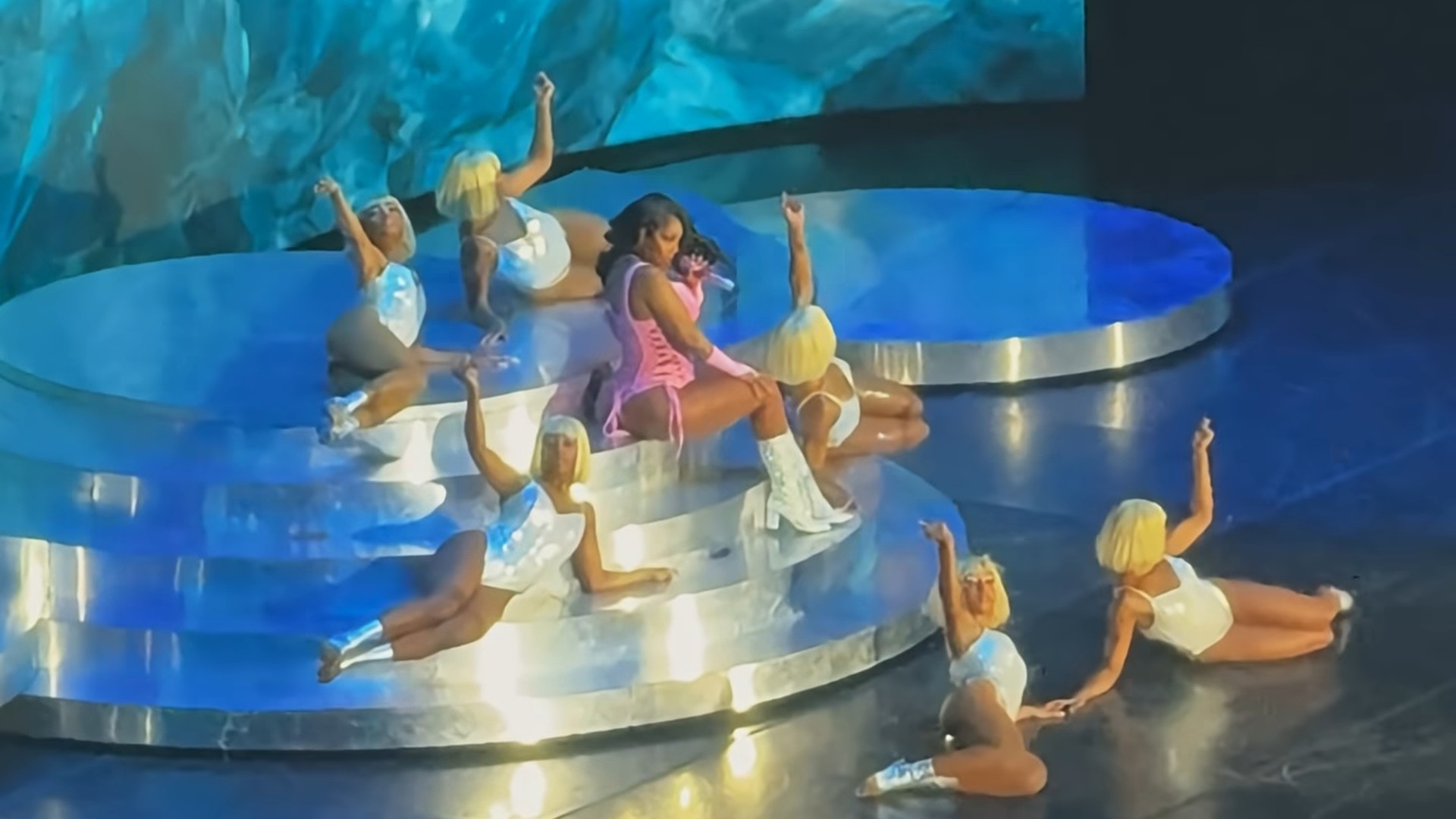 Summer Walker performing live on stage