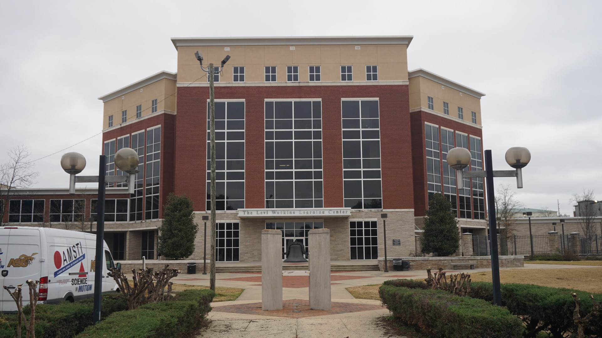 The Levi Watkins Learning Center on the Alabama State University campus in Montgomery